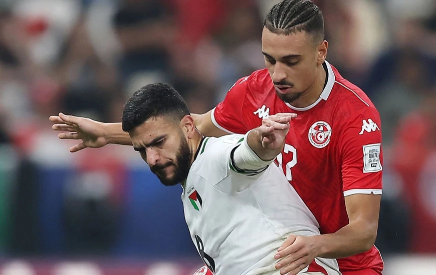منتخب فلسطين يخطف التعادل من المنتخب التونسي